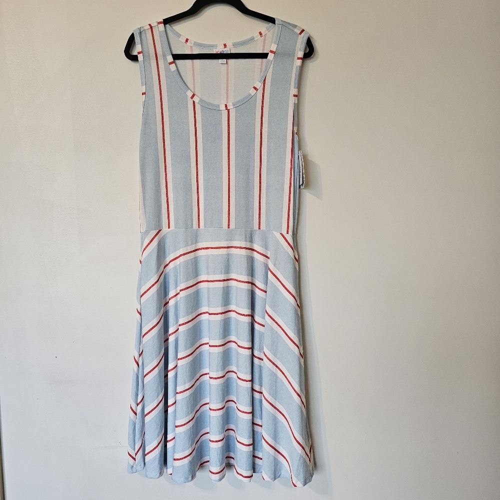 Lularoe Sleeveless A-line Dress, Size XL
